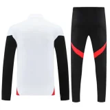 25-26 Man Utd White Half Pull Tracksuit (半拉链)