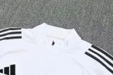 25-26 Man Utd White Half Pull Tracksuit (半拉链)