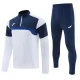2025 JOM White Half Pull Tracksuit #813(半拉链)