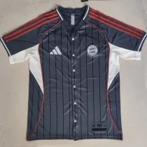25-26 Bayern Grey Casual Edition Baseball Jersey