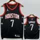 23-24 Rockets DURANT #7 Black Top Quality Hot Pressing NBA Jersey (Trapeze Edition)飞人版