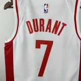22-23 ROCKETS DURANT #7 White Top Quality Hot Pressing NBA Jersey