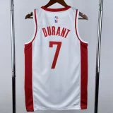 22-23 ROCKETS DURANT #7 White Top Quality Hot Pressing NBA Jersey