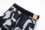 C2502 Jordan Black white Casual Short Pants #破冰斑白