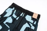 C2501 Jordan Black blue Casual Short Pants #破冰斑蓝