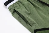 A2502 Jordan Green Casual Short Pants #橄榄绿