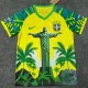 25-26 Brazil Yellow Green Special Edition Training shirts (黄袖口)