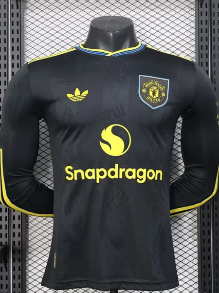 25-26 Man Utd Third Long Sleeve Player Version Soccer Jersey (长袖球员)