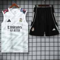 25-26 RMA White Tank top and shorts suit