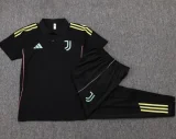 25-26 JUV Black Polo Tracksuit #C2550