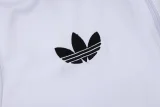 25-26 Germany White Half Pull Tracksuit #B2560(半拉链)