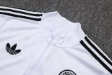 25-26 Germany White Half Pull Tracksuit #B2560(半拉链)