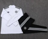25-26 Germany White Half Pull Tracksuit #B2560(半拉链)