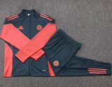 25-26 Bayern Dark gray Jacket Tracksuit #A2563