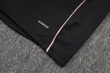 25-26 JUV Black Half Pull Tracksuit #B2557(半拉链)