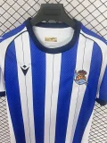 25-26 Real Sociedad Home Fans Soccer Jersey