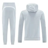 2025-26 RMA White Hoodie Tracksuit