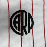 25-26 River Plate White Casual Edition Baseball Jersey