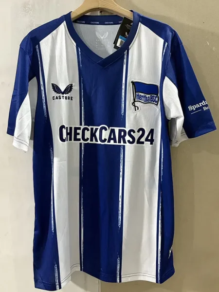 25-26 Hertha BSC Home Fans Soccer Jersey