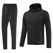 2025 AD Black Hoodie Jacket Tracksuit #AF02