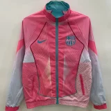 25-26 BAR Green & Pink Double Sided Windbreaker (双面风衣)(刺绣)