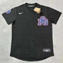 25-26 PSG Black Casual Edition Baseball Jersey