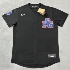 25-26 PSG Black Casual Edition Baseball Jersey
