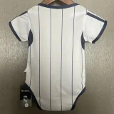 25-26 RMA White Baby Infant Crawl Suit