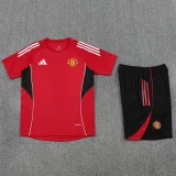 25-26 Man Utd Red Training Short Suit