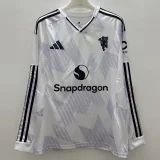 25-26 Man Utd Away Long Sleeve Soccer Jersey (长袖)
