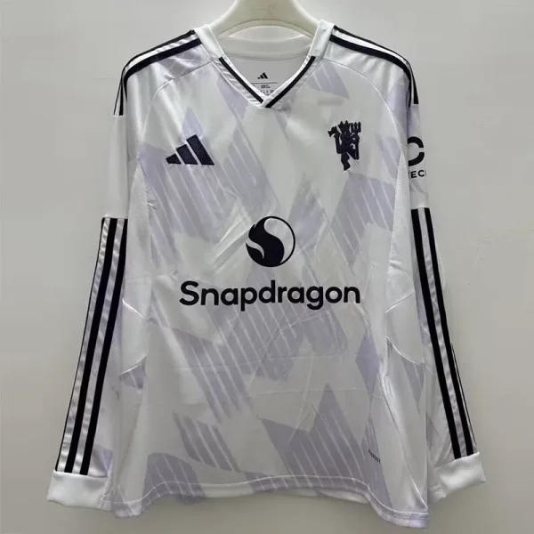 25-26 Man Utd Away Long Sleeve Soccer Jersey (长袖)
