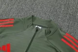 25-26 Bayern Army green Half Pull Tracksuit (半拉链)
