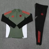 25-26 Bayern Army green Half Pull Tracksuit (半拉链)
