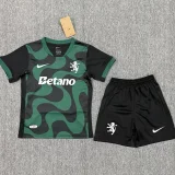25-26 Sporting Lisbon Third Kids Soccer Jersey