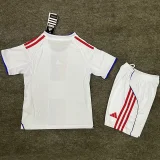 25-26 Lyon Home Kids Soccer Jersey