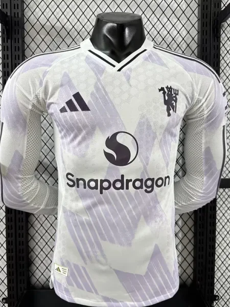 25-26 Man Utd Away Long Sleeve Player Version Soccer Jersey (长袖球员)