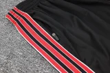 25-26 Man Utd Black Half Pull Tracksuit #B2506(半拉链)