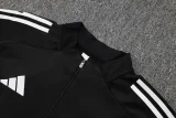 25-26 RMA Black Kids Half Pull Tracksuit #E2511(童装)(半拉链)