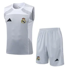 25-26 RMA Grey white Tank top and shorts suit #D25151