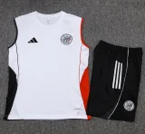 25-26 Ajax White Tank top and shorts suit #D25150