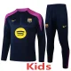25-26 BAR Royal blue Kids Half Pull Tracksuit #E2502(童装)(半拉链)