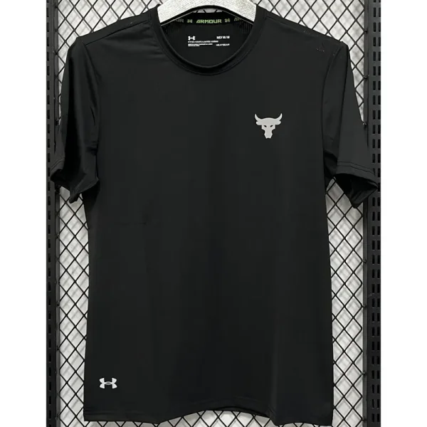 A222 UA Black High Quality Casual T-Shirt #牛头
