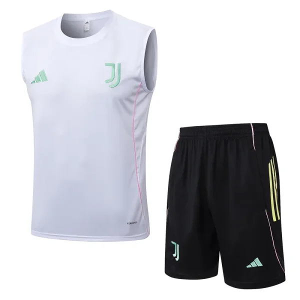 25-26 JUV White Tank top and shorts suit #D25143