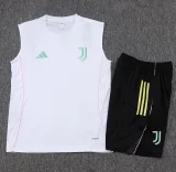25-26 JUV White Tank top and shorts suit #D25143