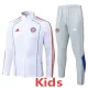 25-26 Bayern White Kids Jacket Tracksuit #E2585(童装)
