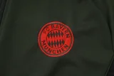 25-26 Bayern Dark green Kids Jacket Tracksuit #E2540(童装)