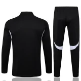 25-26 LIV Black Kids Half Pull Tracksuit #E2535(童装)(半拉链)