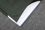 25-26 Bayern Dark green Kids Half Pull Tracksuit #E2546(童装)(半拉链)
