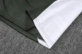 25-26 Bayern Dark green Kids Half Pull Tracksuit #E2546(童装)(半拉链)