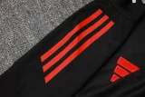 25-26 LIV Black Kids Half Pull Tracksuit #E2535(童装)(半拉链)